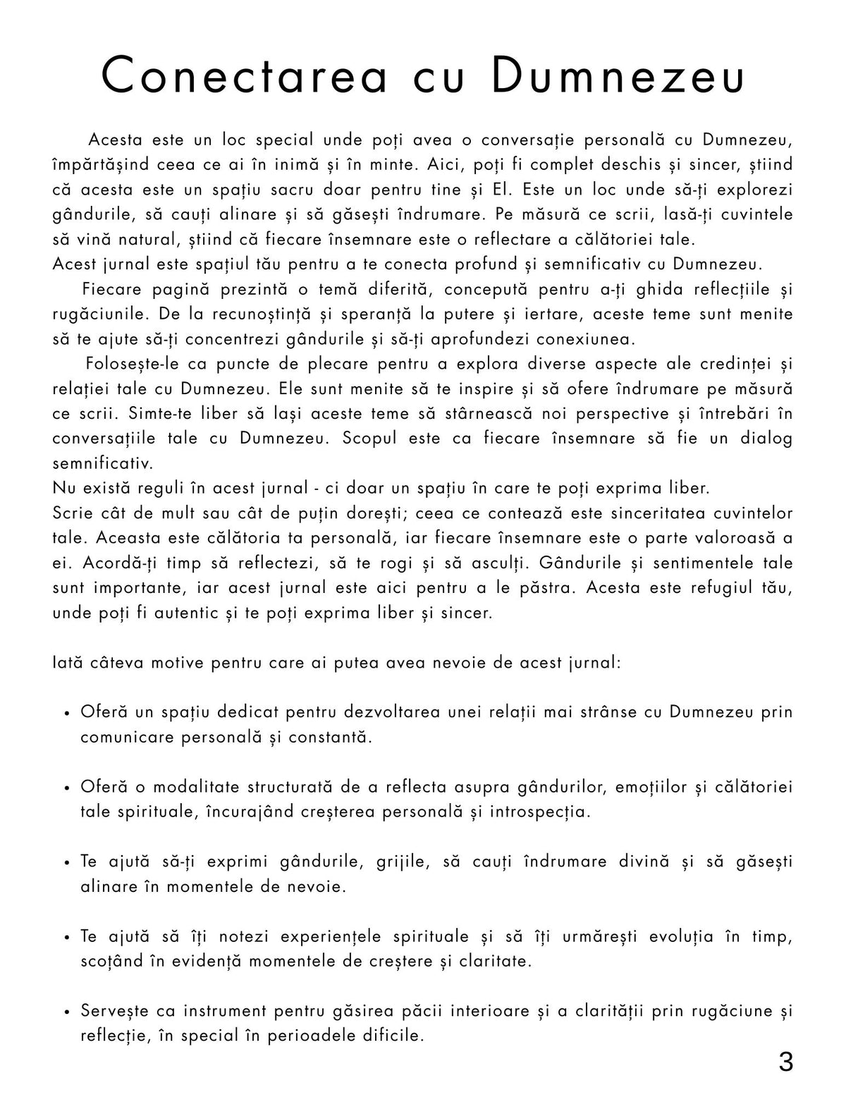 Interior Jurnalul Scrisori de Evlavie către Dumnezeu PDF – pagini pentru scrisori și spațiu de rugăciune, cotomag.ro