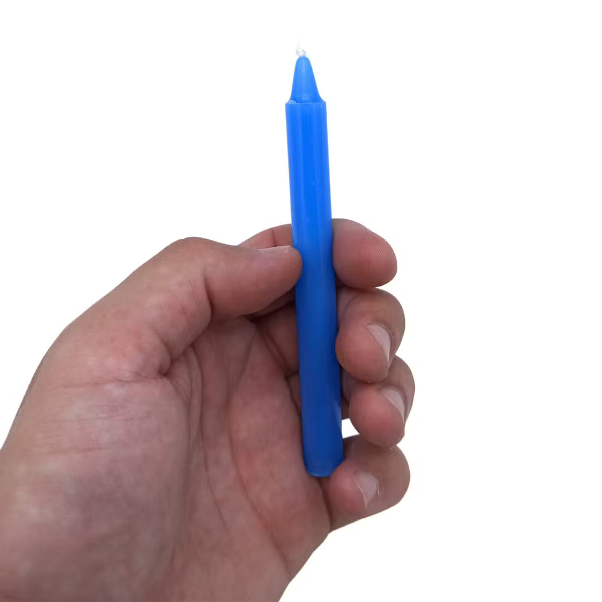 Lumânări Magice Ezoterice Albastre (12 bucăți) – Chakra Gâtului, lumânări ritualice pentru comunicare și exprimare autentică, cotomag.ro