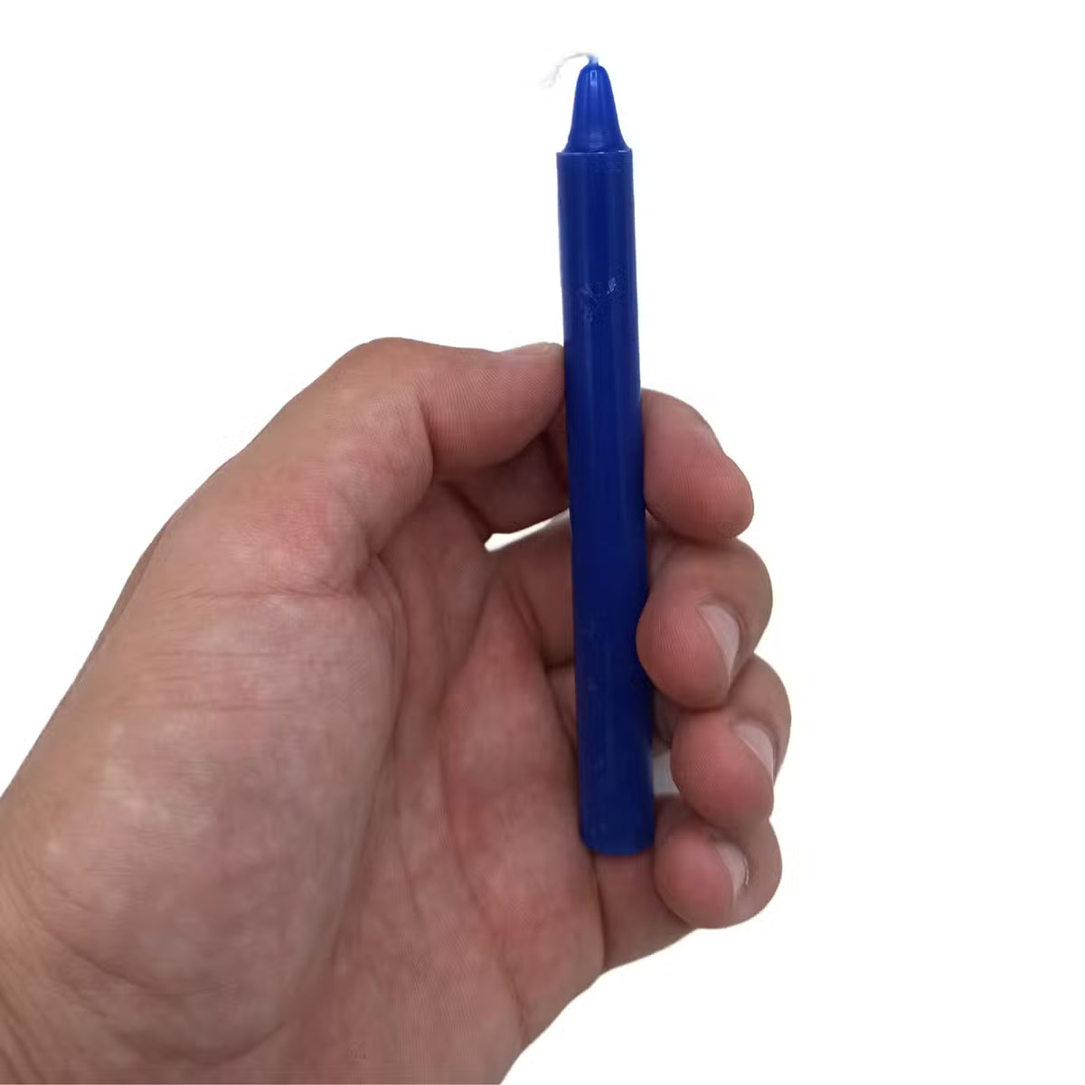 Lumânări Magice Ezoterice Albastru Închis (12 bucăți) – Chakra al Treilea Ochi, lumânări ritualice pentru intuiție și claritate mentală, cotomag.ro