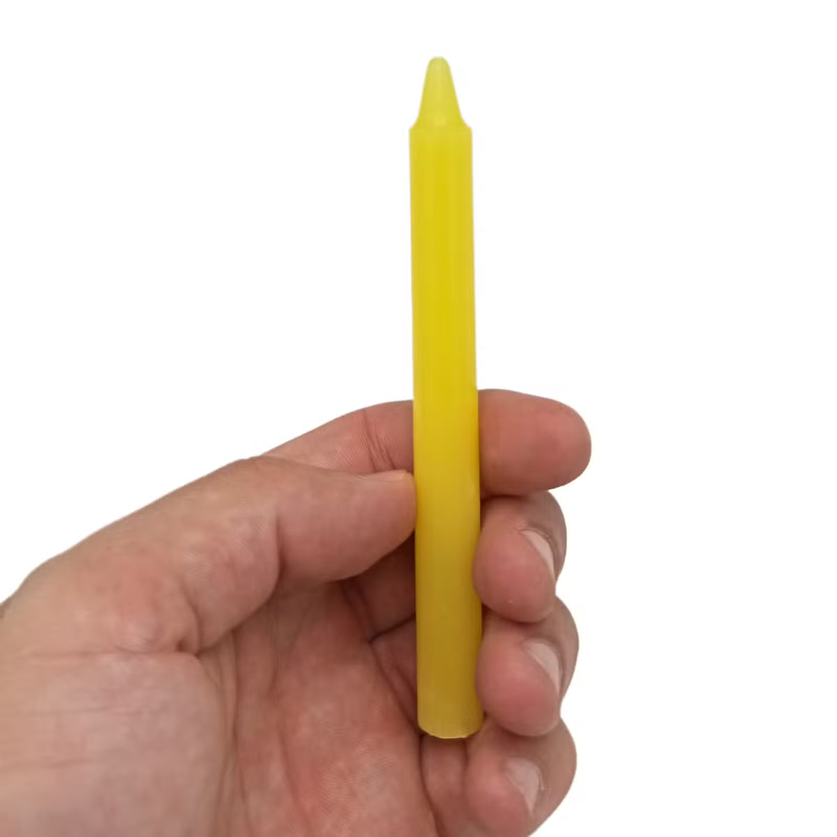 Lumânări Magice Ezoterice Galbene (12 bucăți) – Chakra Plexului Solar, lumânări ritualice pentru încredere în sine și putere personală, cotomag.ro